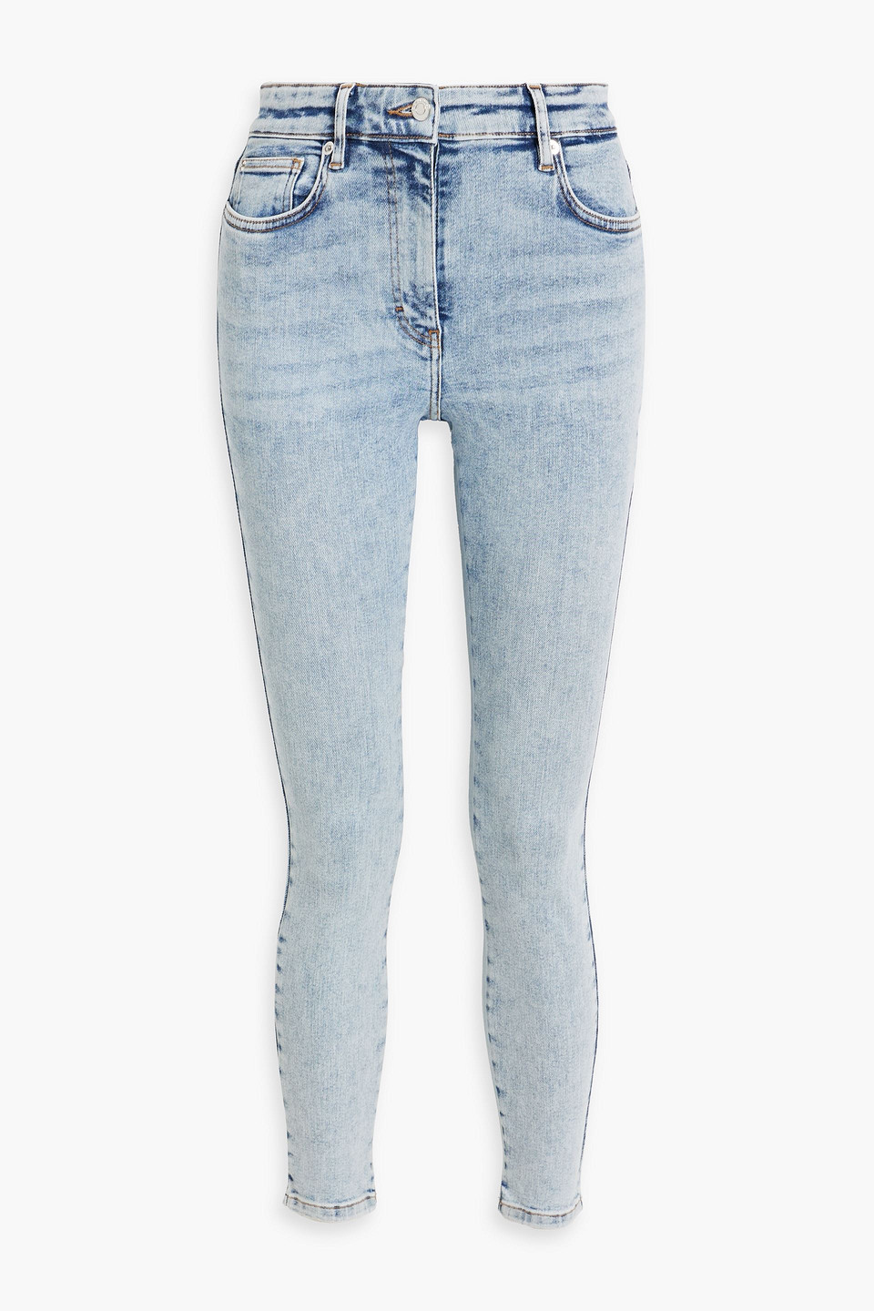 Iro Traccky Mid-rise Skinny Jeans In Light Denim