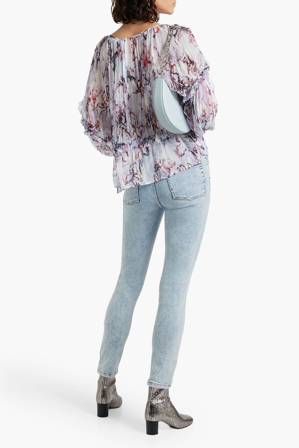 IRO Printed georgette blouse