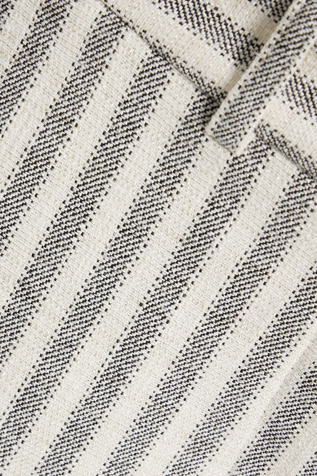 IRO Omin striped cotton-blend tweed straight-leg pants
