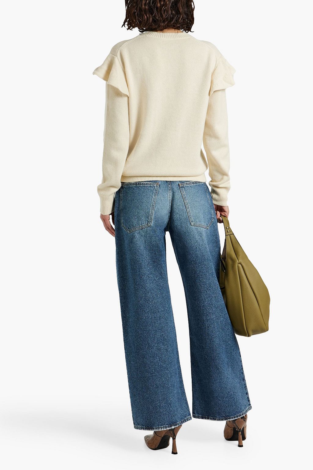 CHLOÉ Ruffled cashmere sweater