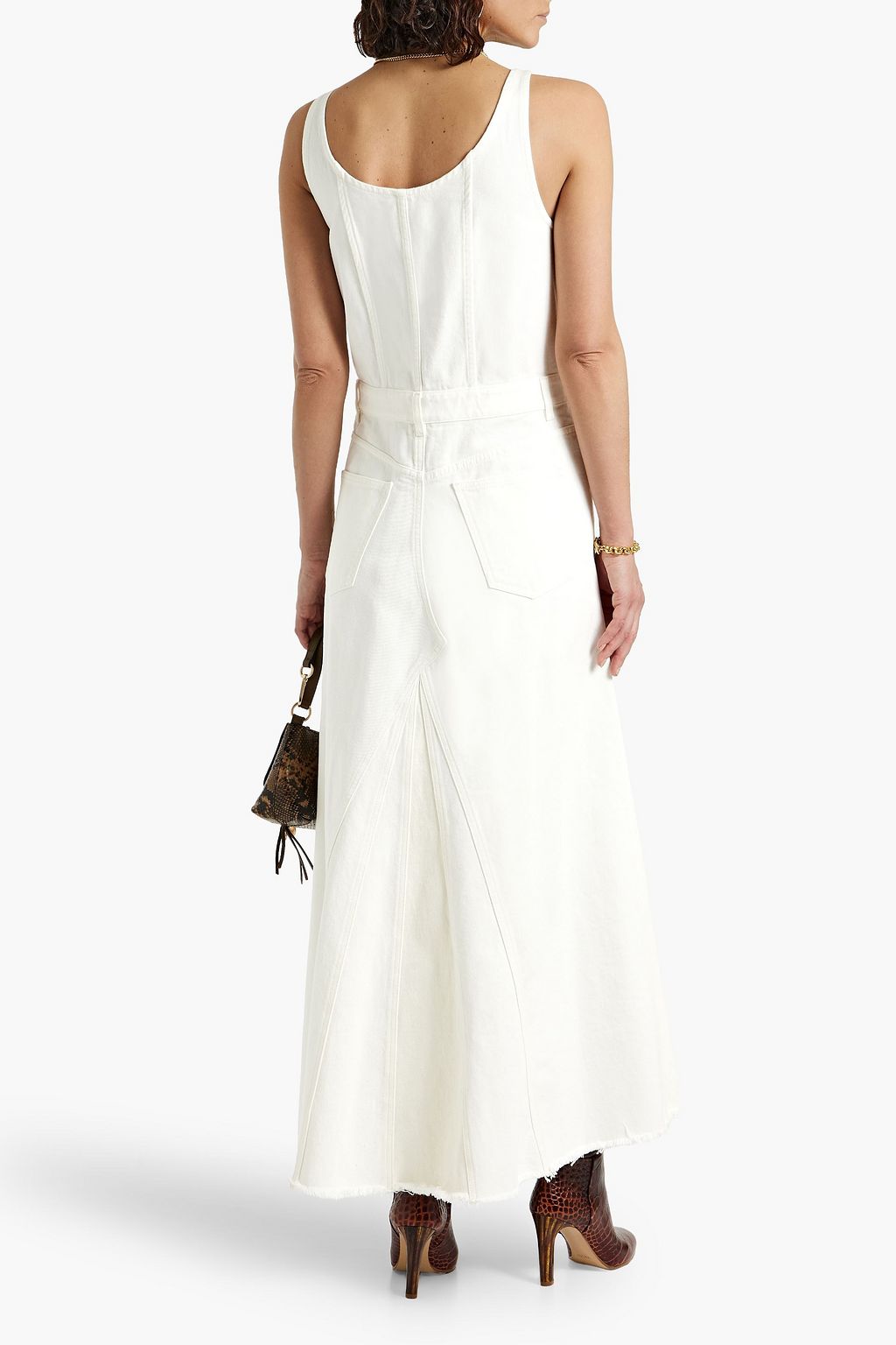 CHLOÉ Denim maxi dress