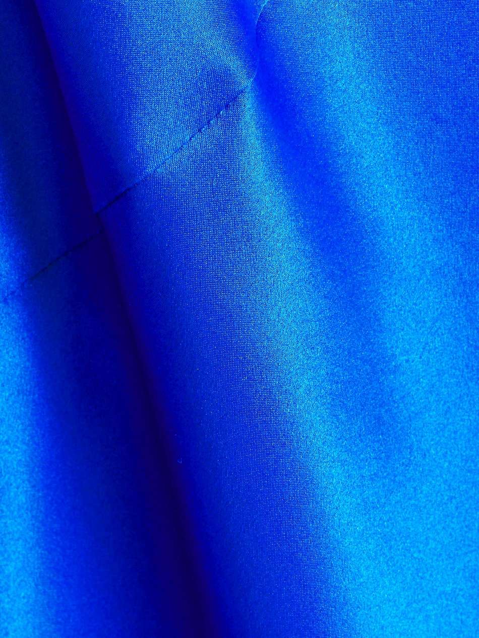 presley draped silk-satin gown