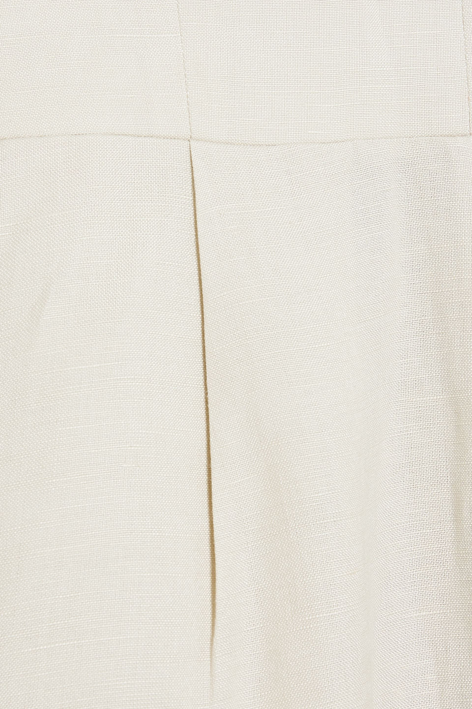 Nicholas Yvette Belted Linen-blend Wide-leg Jumpsuit In Ivory
