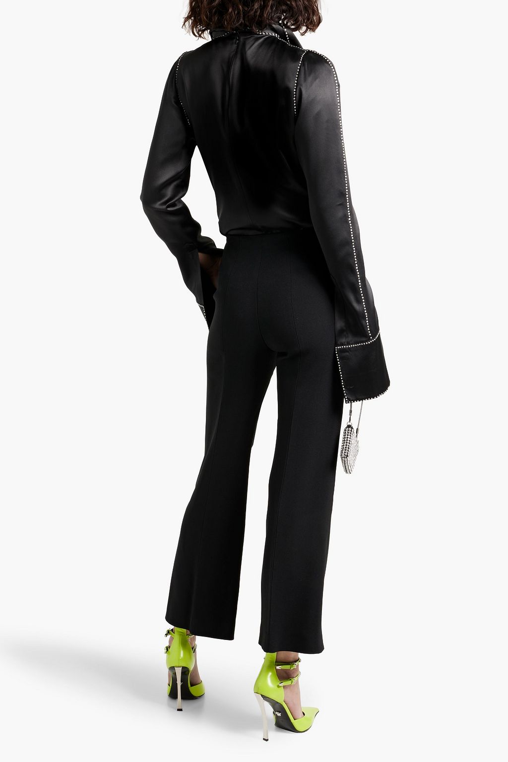 VERSACE Crepe flared pants