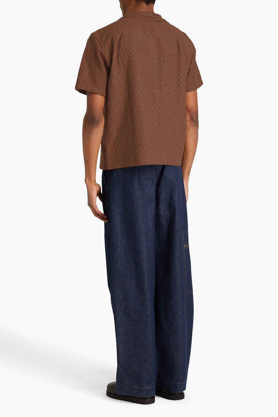  Rag & Bone - Avery Hemd Aus Lyocell Mit Lochstickerei - Braun - M 