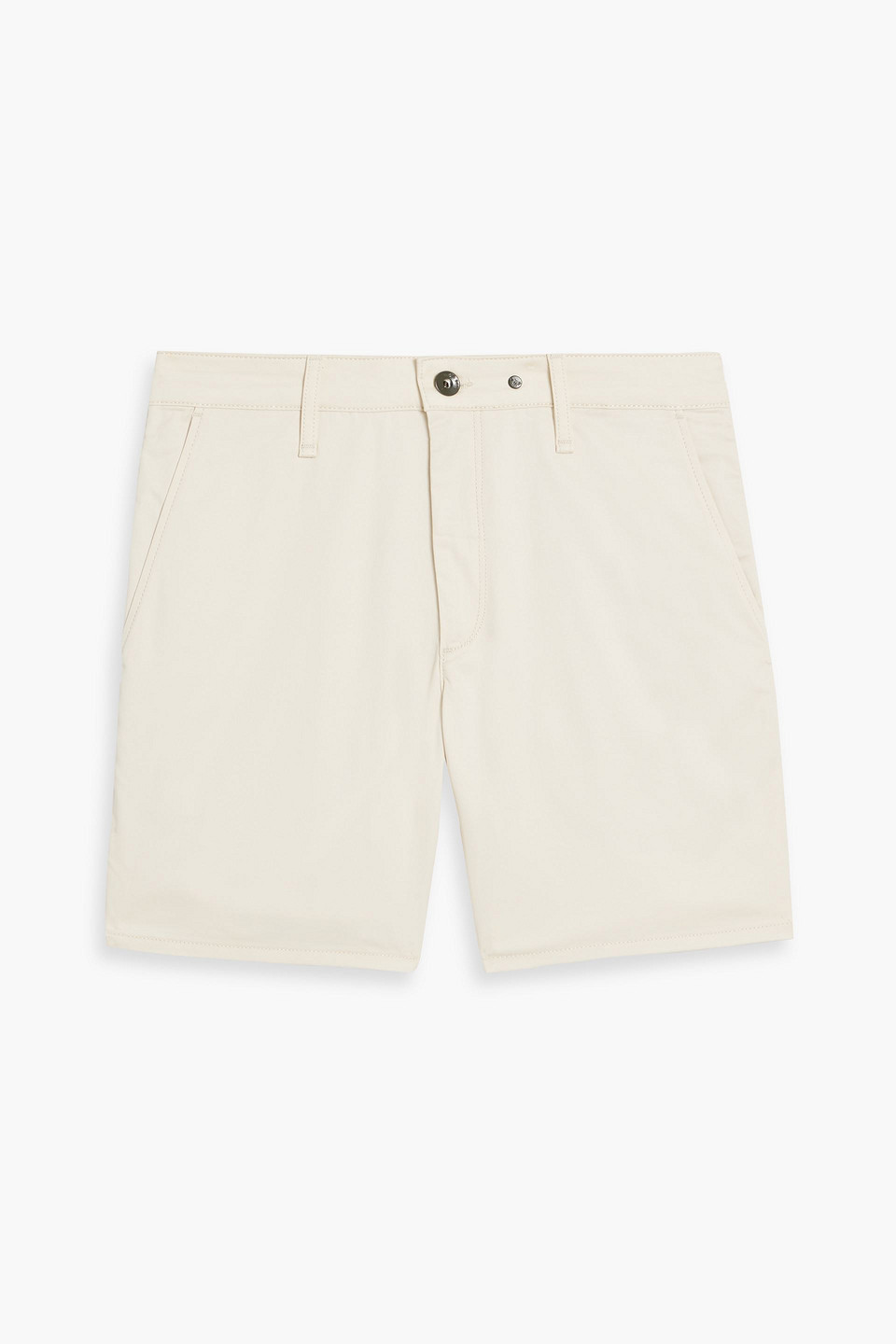 Rag & Bone Cotton-blend Chino Shorts In Ecru
