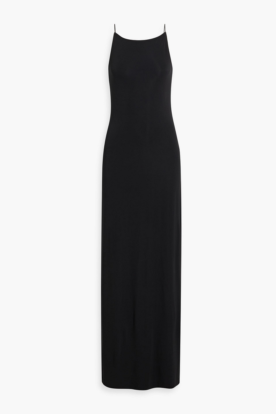 Nili Lotan Annette Jersey Maxi Dress In Black