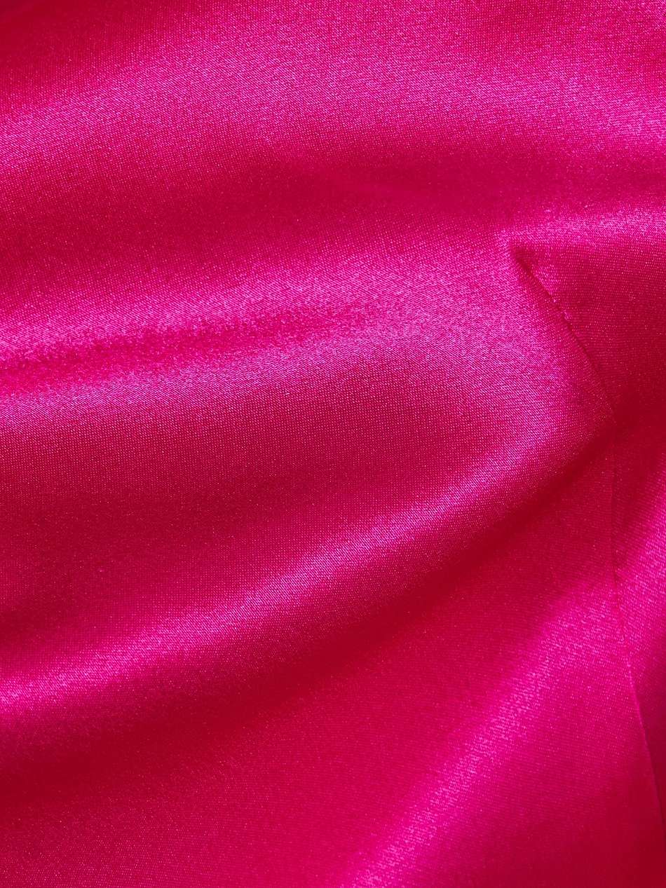 ariel draped silk-satin gown