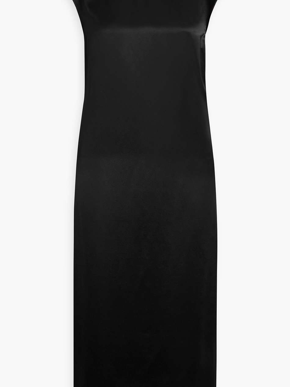 dola silk-satin midi dress