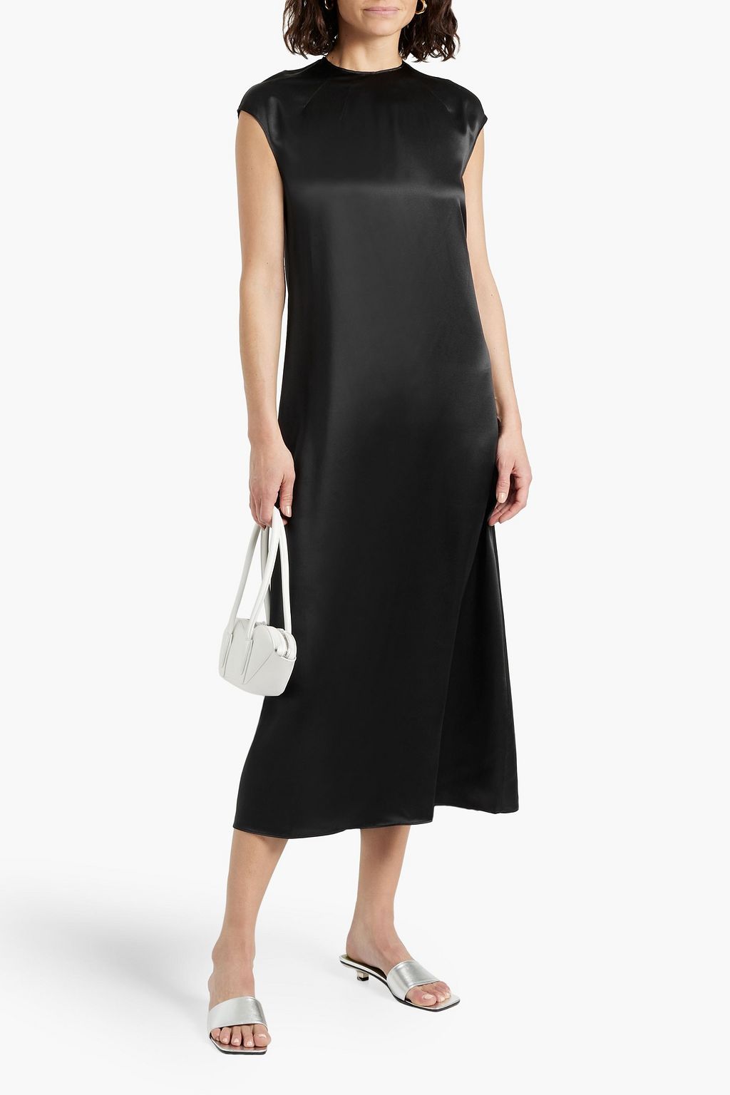 LOULOU STUDIO Dola silk-satin midi dress