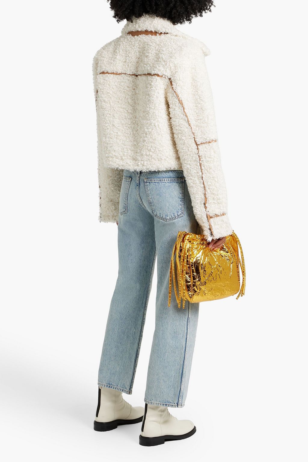 SIMKHAI Trianna faux shearling jacket