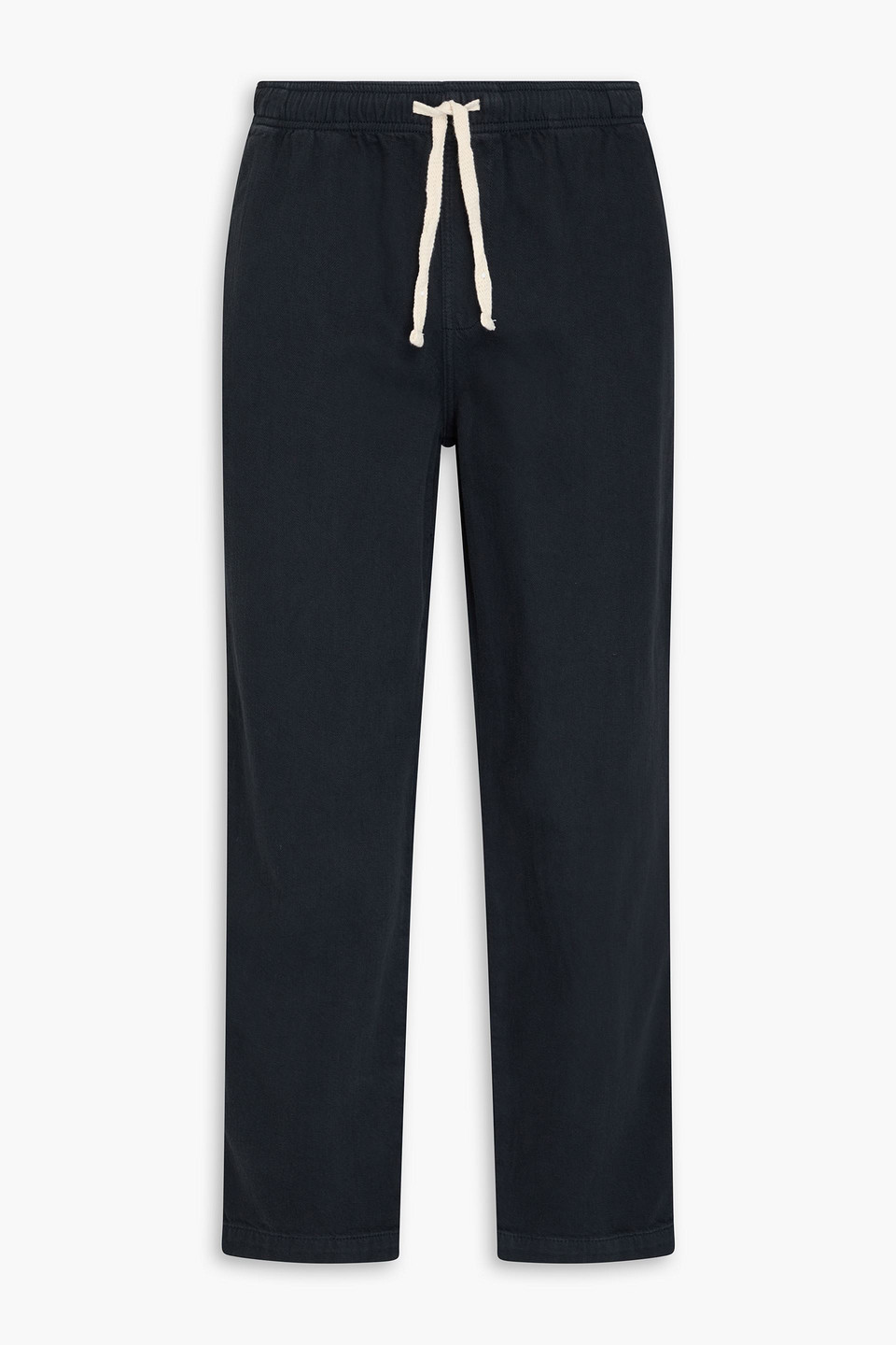 Frame Cotton Drawstring Pants In Navy