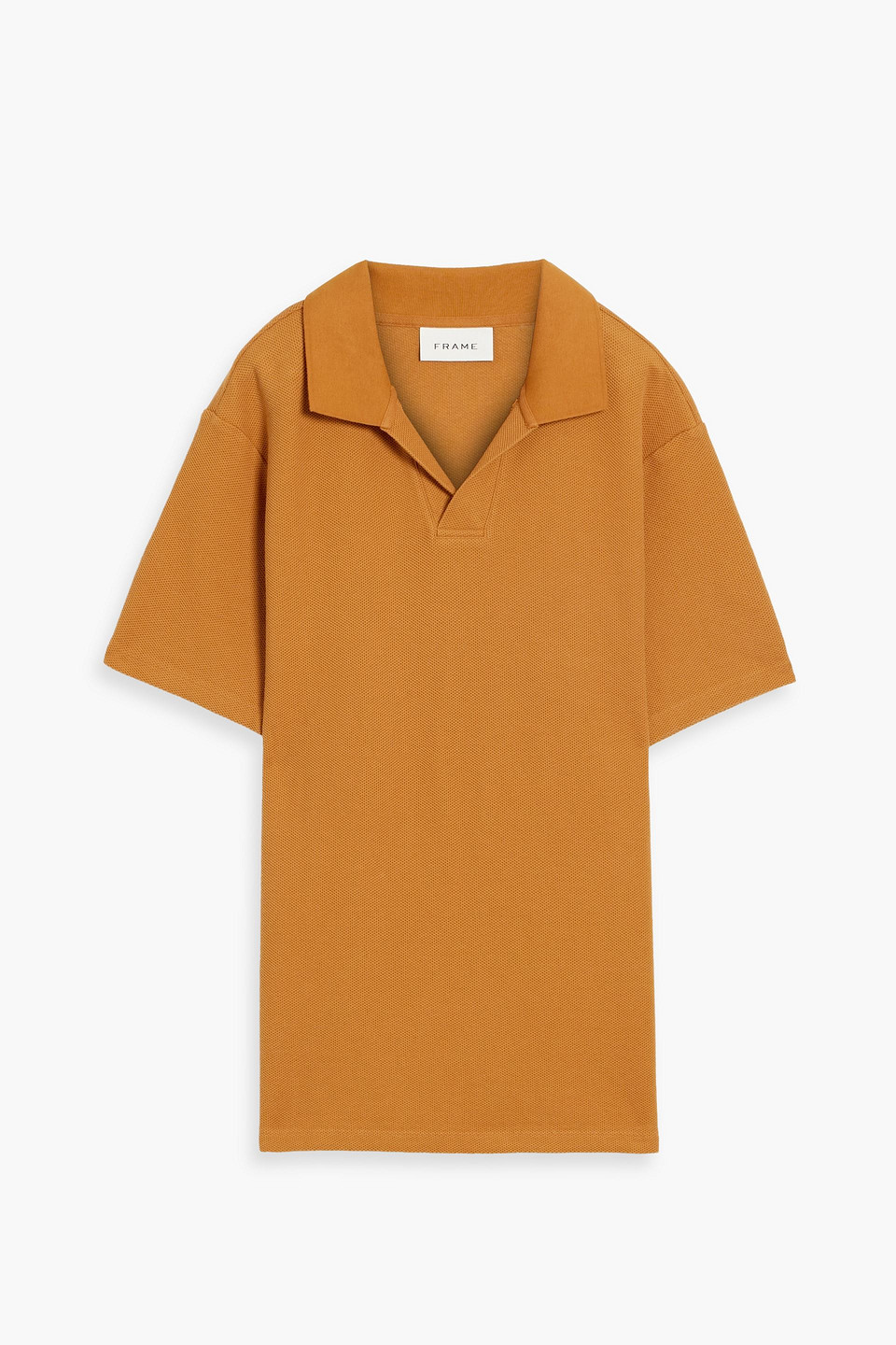 Cotton-piqué polo shirt
