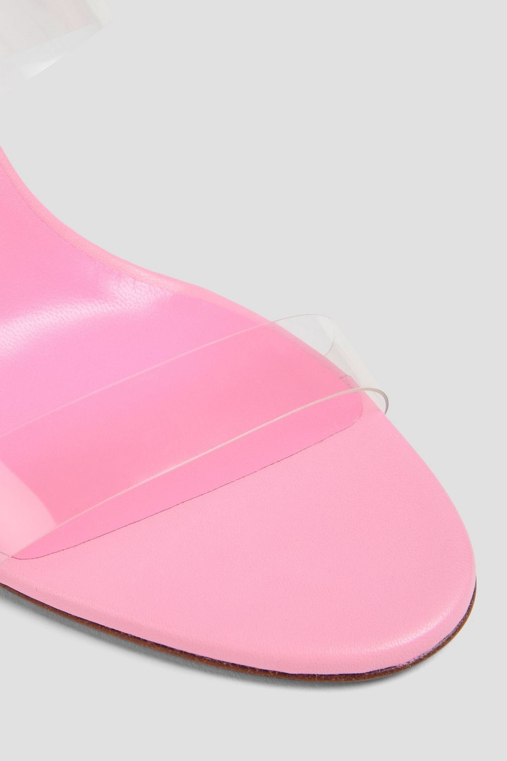 CHRISTIAN LOUBOUTIN Just Nothing 85 PVC and leather sandals