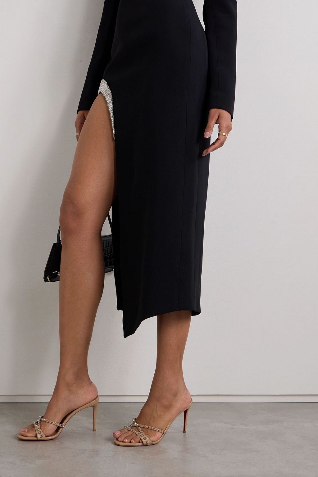 CHRISTIAN LOUBOUTIN Tatoosh 85 studded leather mules