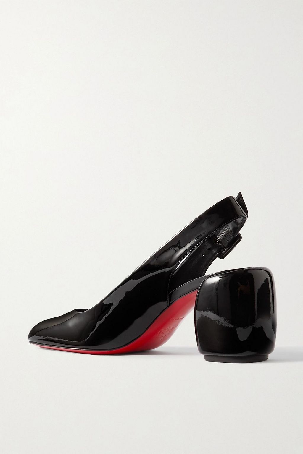 CHRISTIAN LOUBOUTIN Minny Sling 70 patent-leather slingback pumps