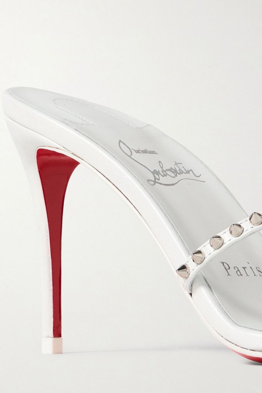 CHRISTIAN LOUBOUTIN Tatoosh 85 studded leather mules