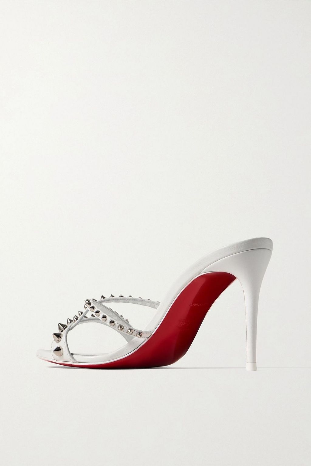 CHRISTIAN LOUBOUTIN Tatoosh 85 studded leather mules