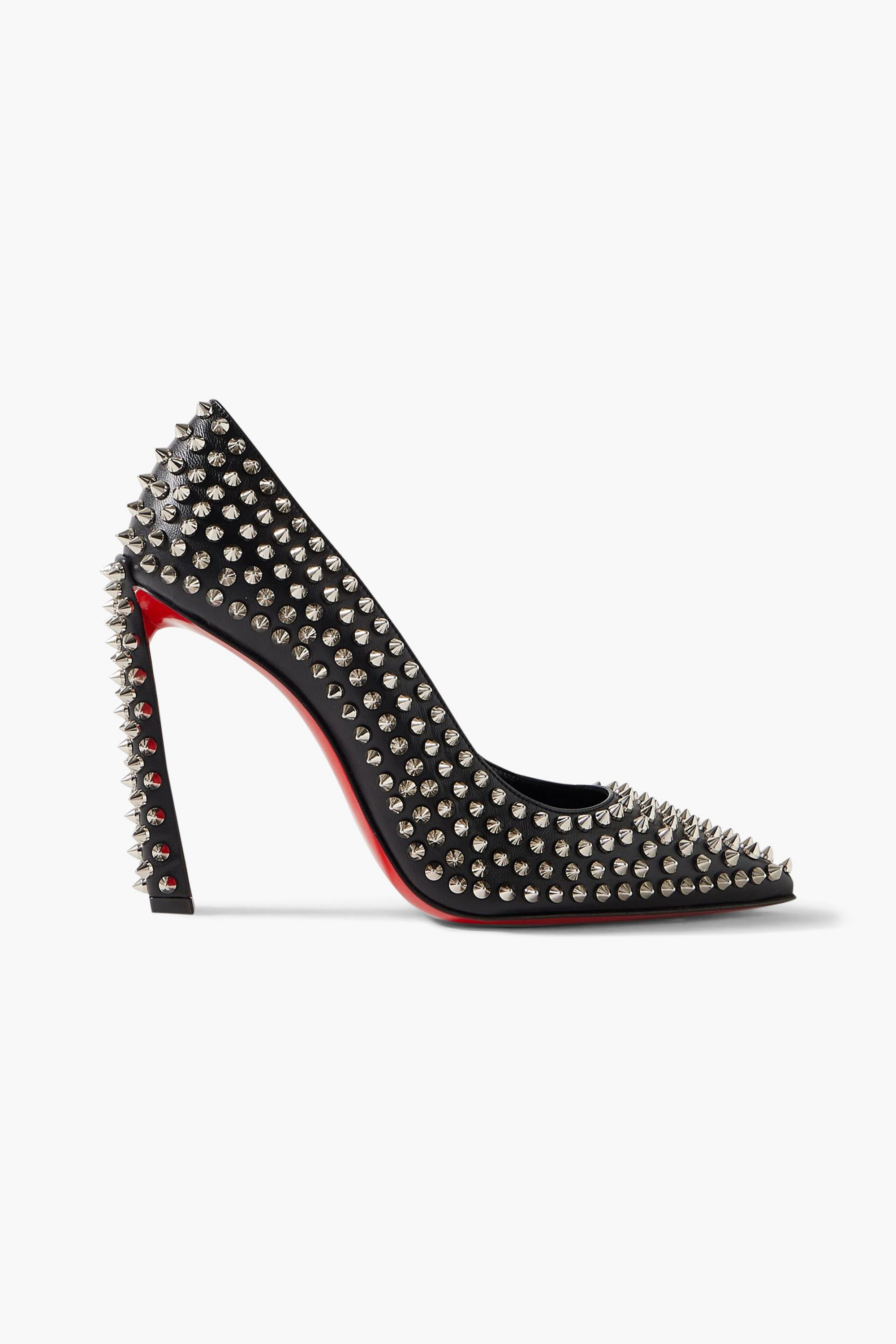CHRISTIAN LOUBOUTIN Condora 100 spiked leather pumps