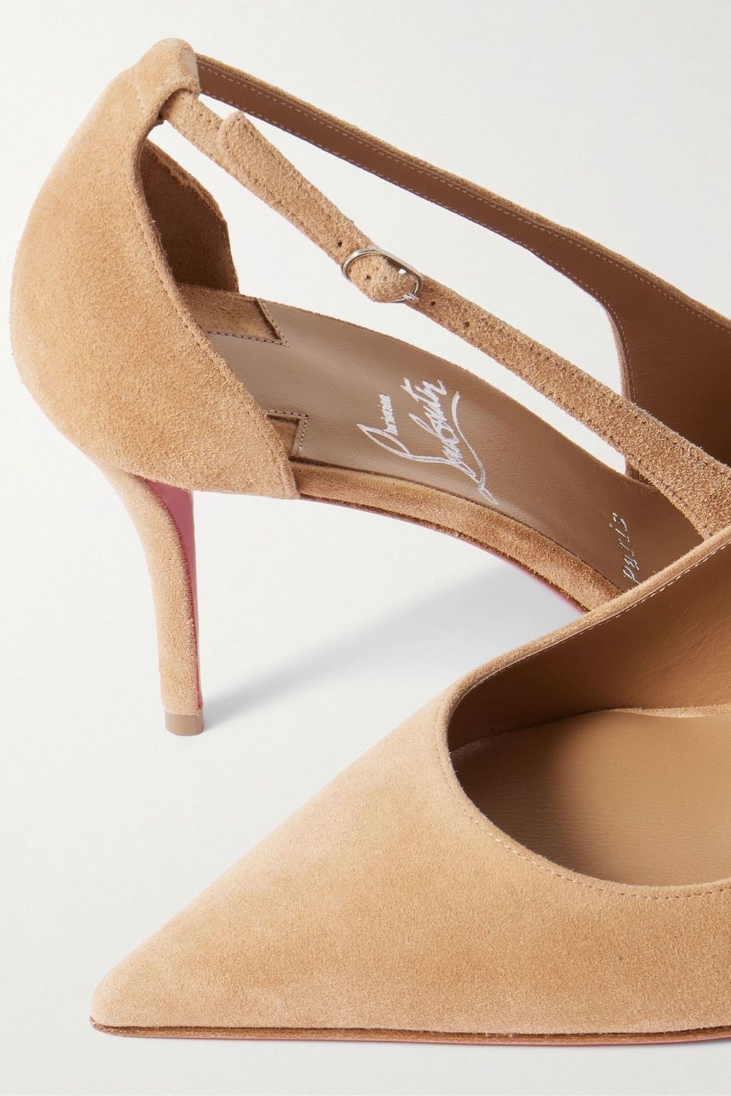 CHRISTIAN LOUBOUTIN Apostrophatoric 80 suede pumps