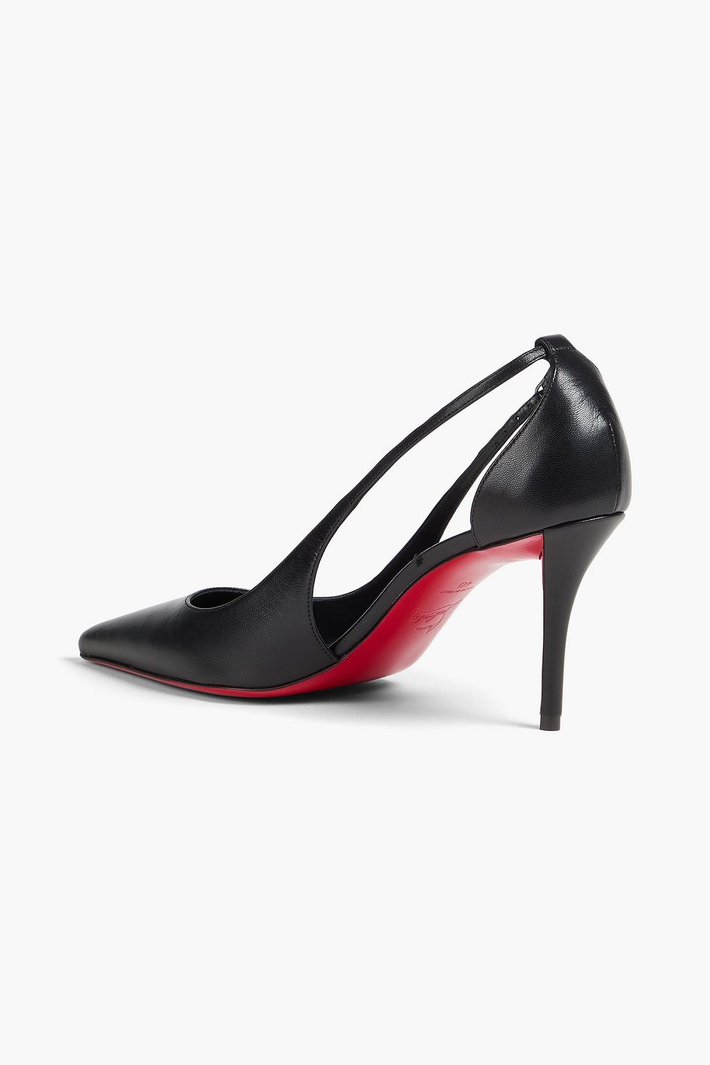 CHRISTIAN LOUBOUTIN Apostrophatoric 80 cutout leather pumps