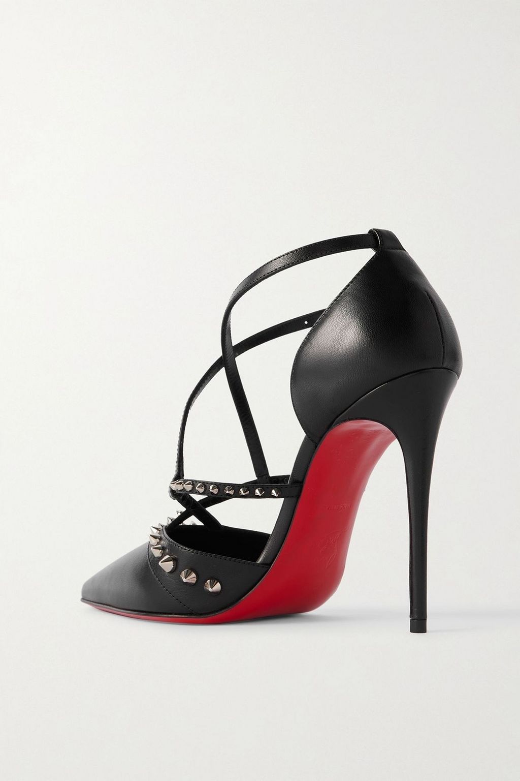 CHRISTIAN LOUBOUTIN Tatooshka 100 spiked leather pumps