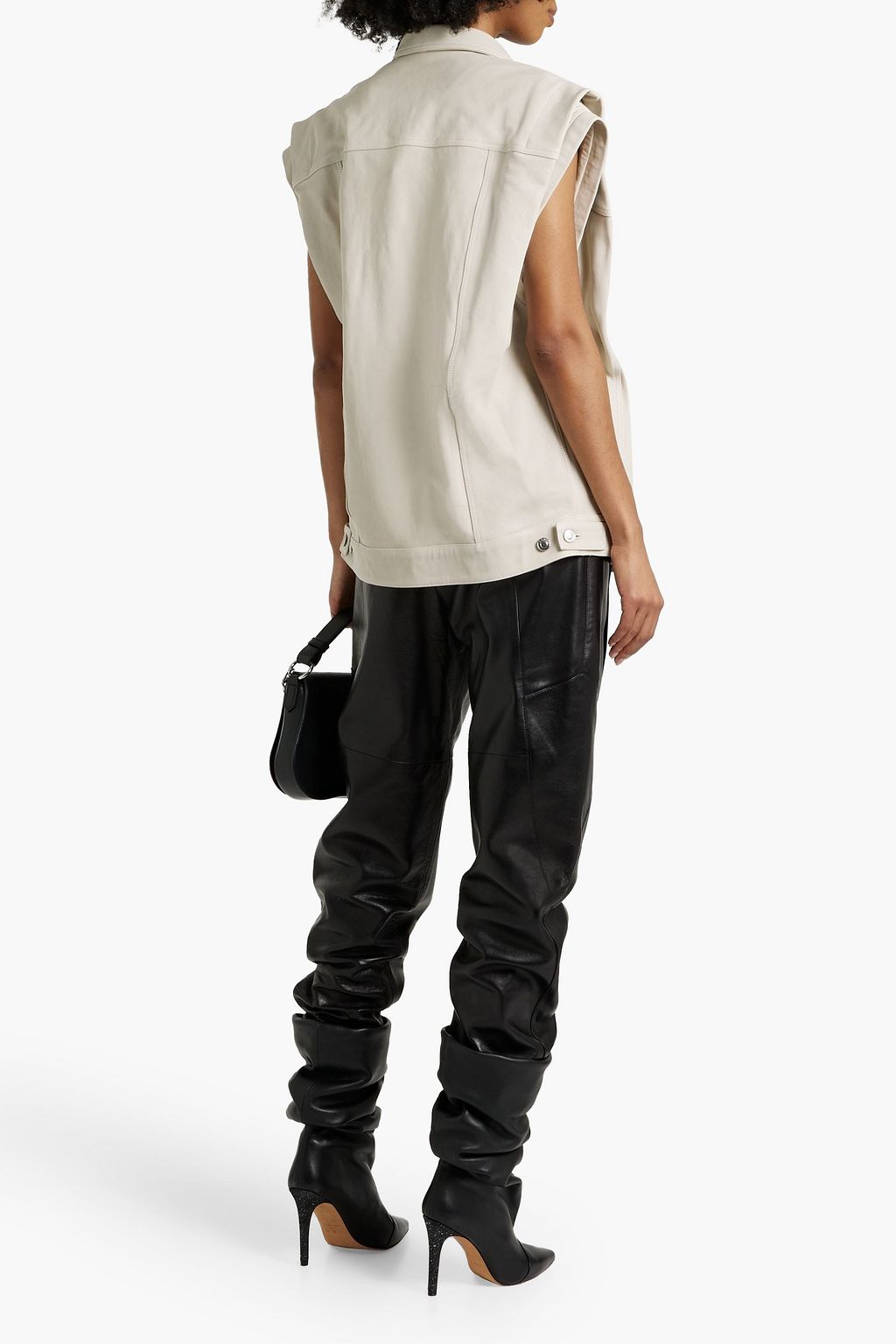 IRO Nyl leather vest