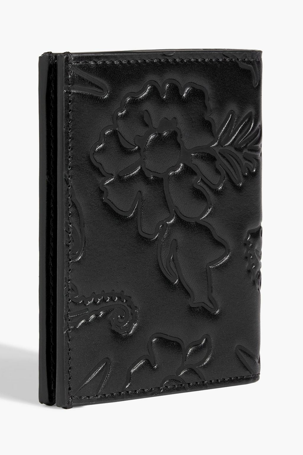 THOM BROWNE Embossed leather wallet
