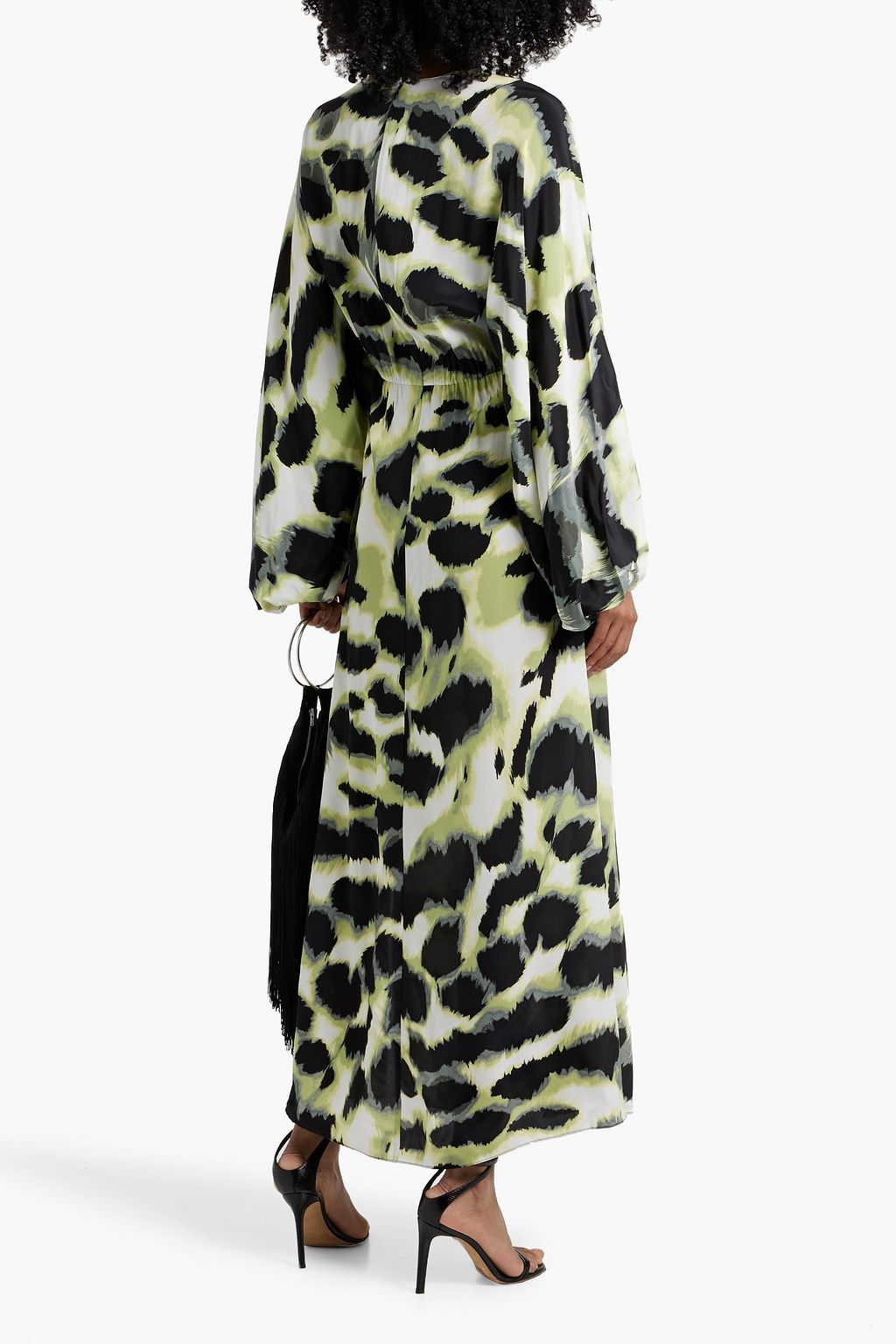 DIANE VON FURSTENBERG Kason tie-dyed crepe de chine maxi dress