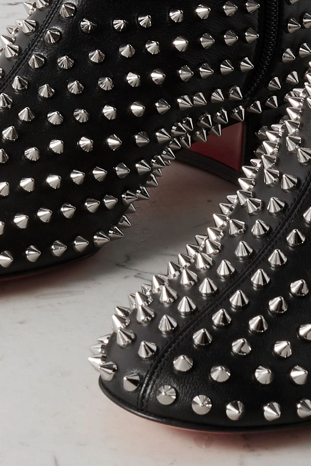 CHRISTIAN LOUBOUTIN Spikeasy studded leather ankle boots