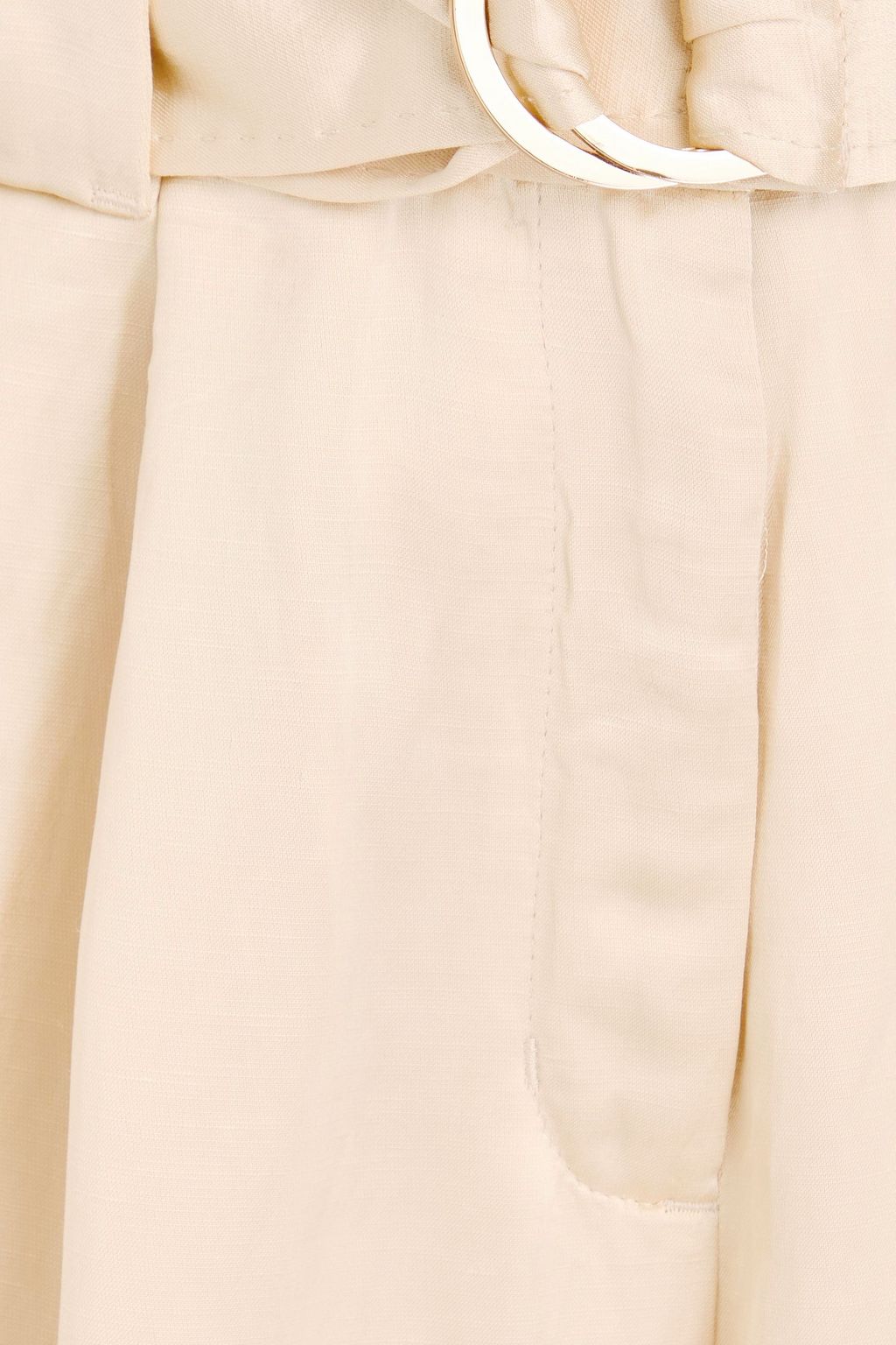 ZIMMERMANN Belted shantung wide-leg pants