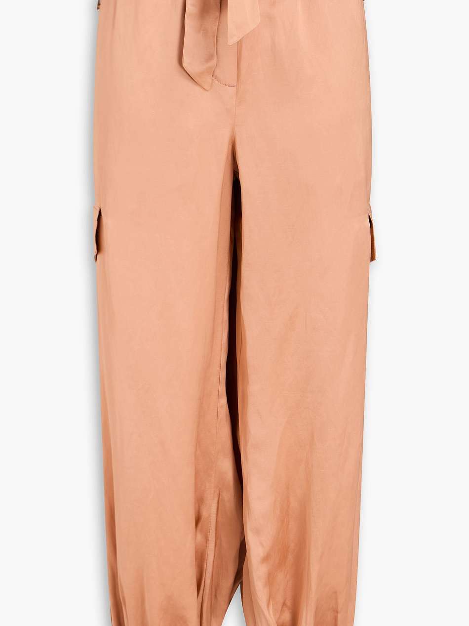 satin cargo pants