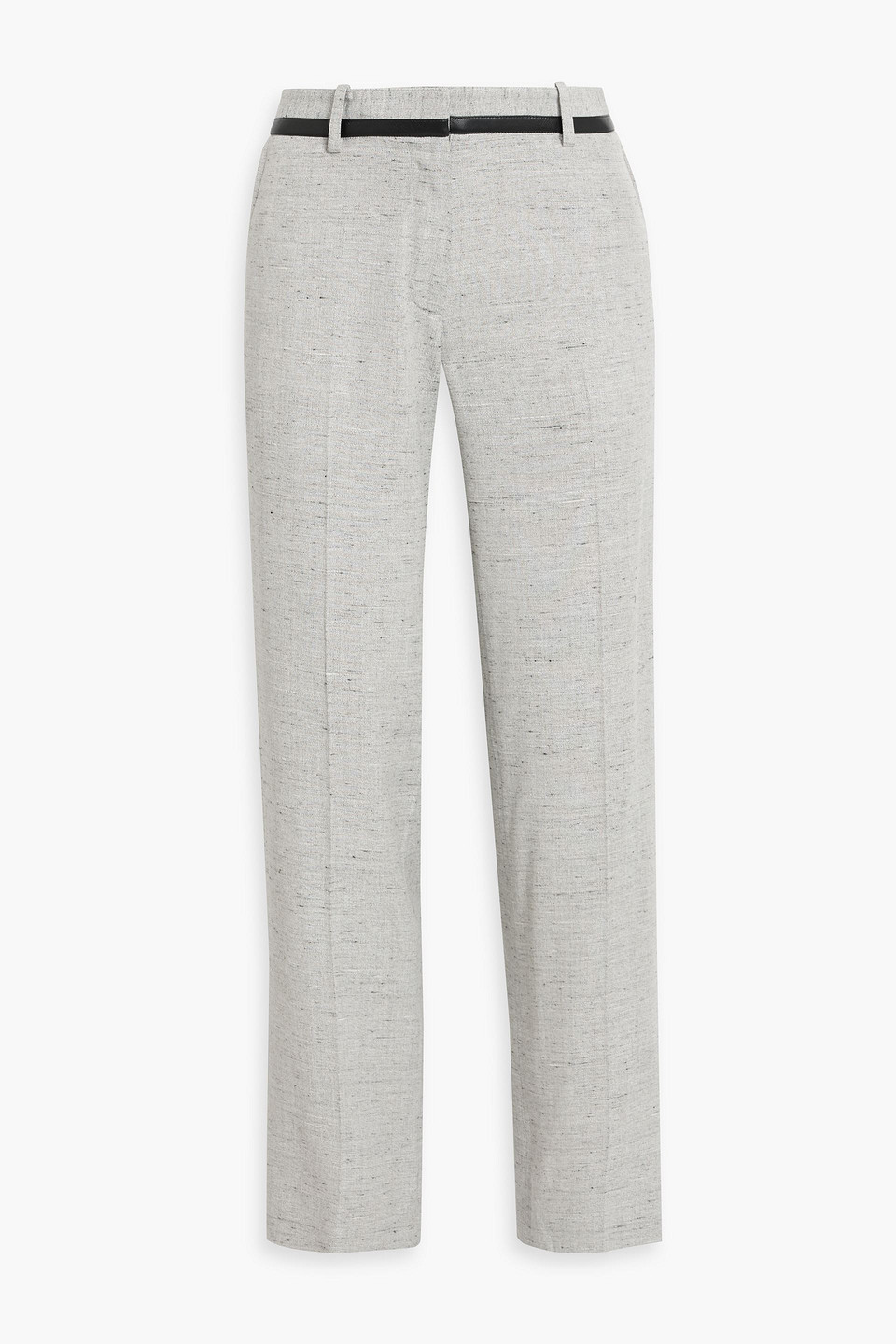 proenza schouler - aiden tweed straight-leg pants - gray - us 2