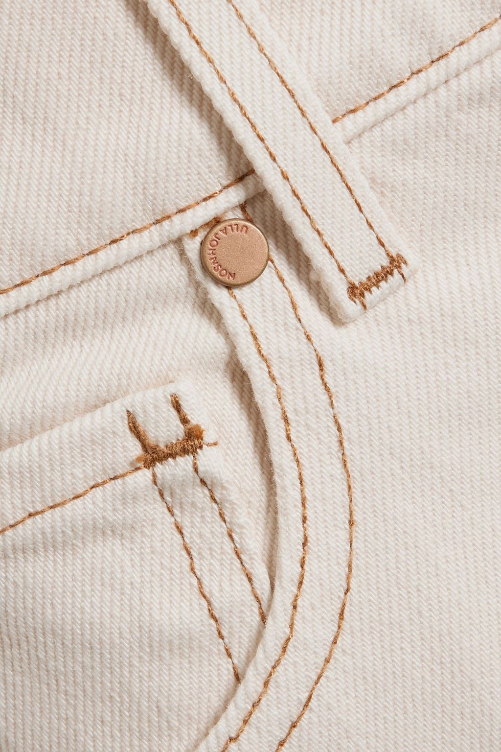 ULLA JOHNSON جينز "دافنيه" بقصّة بويفريند بأرجل ضيقة