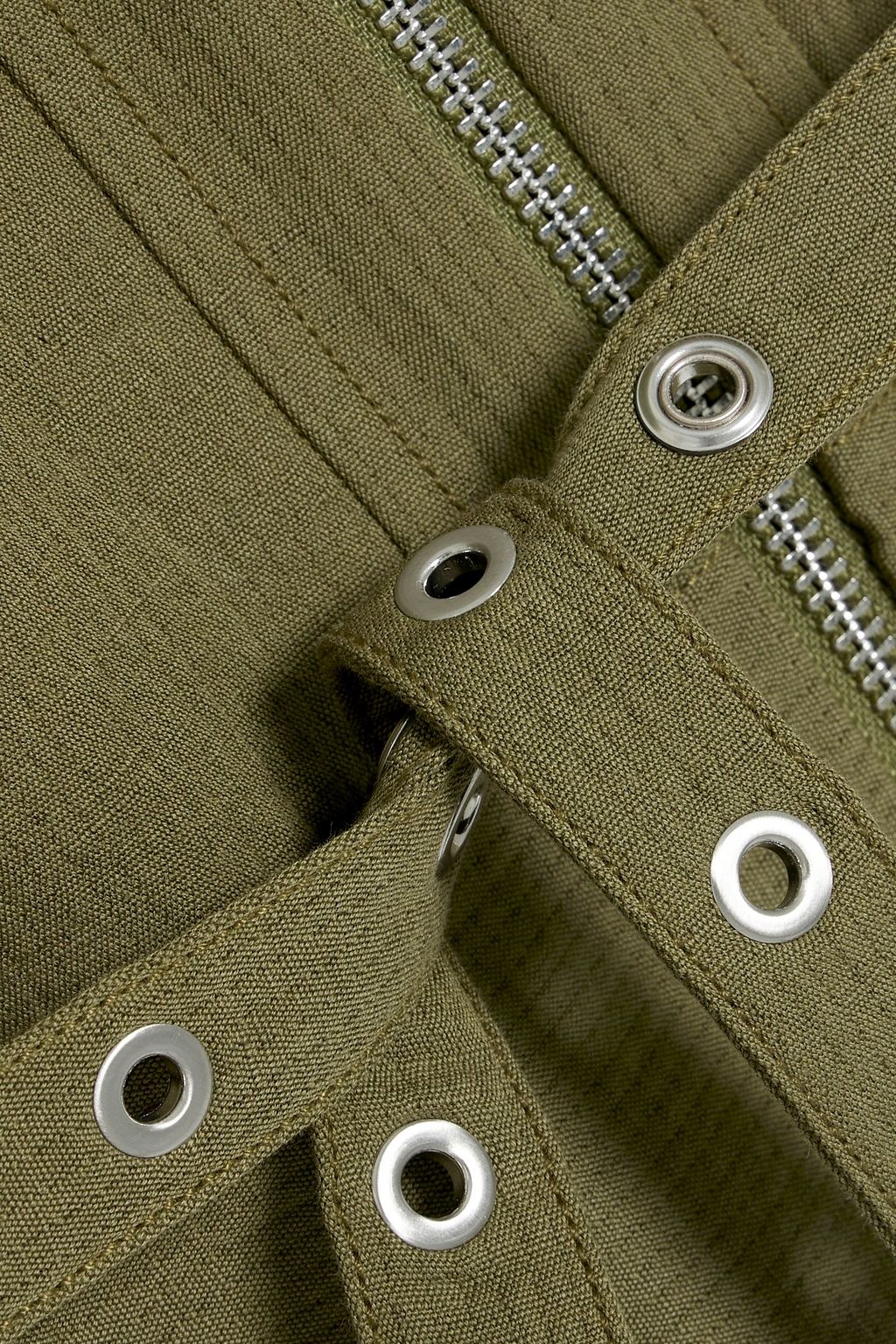 3.1 PHILLIP LIM Belted cotton and linen-blend jacket