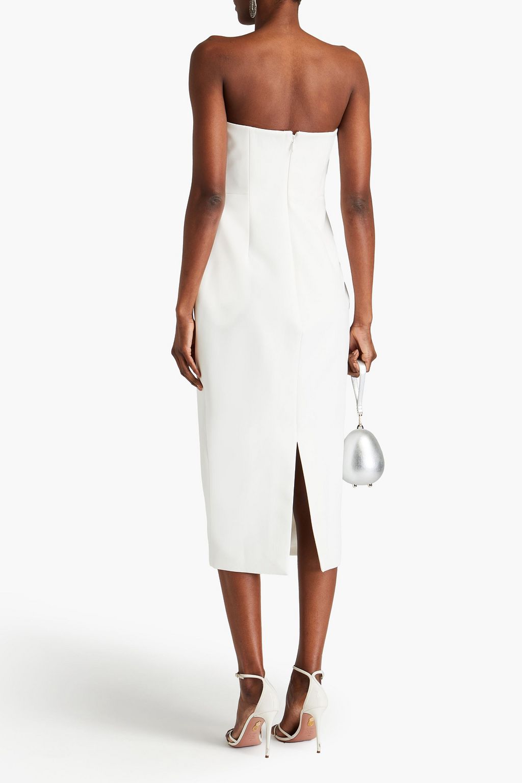 RACHEL GILBERT Minah strapless crepe midi dress