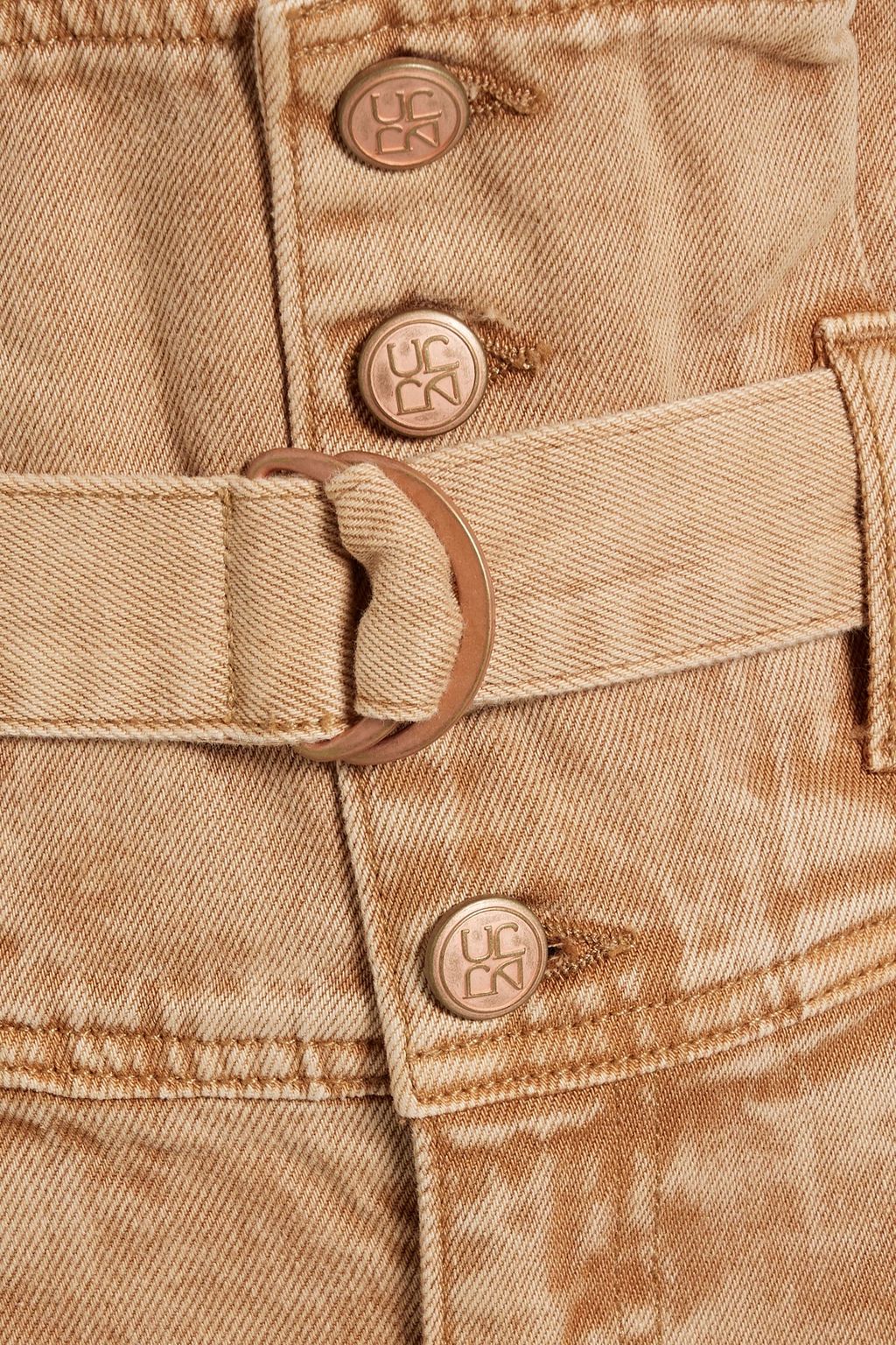 ULLA JOHNSON Sylvan belted high-rise wide-leg jeans