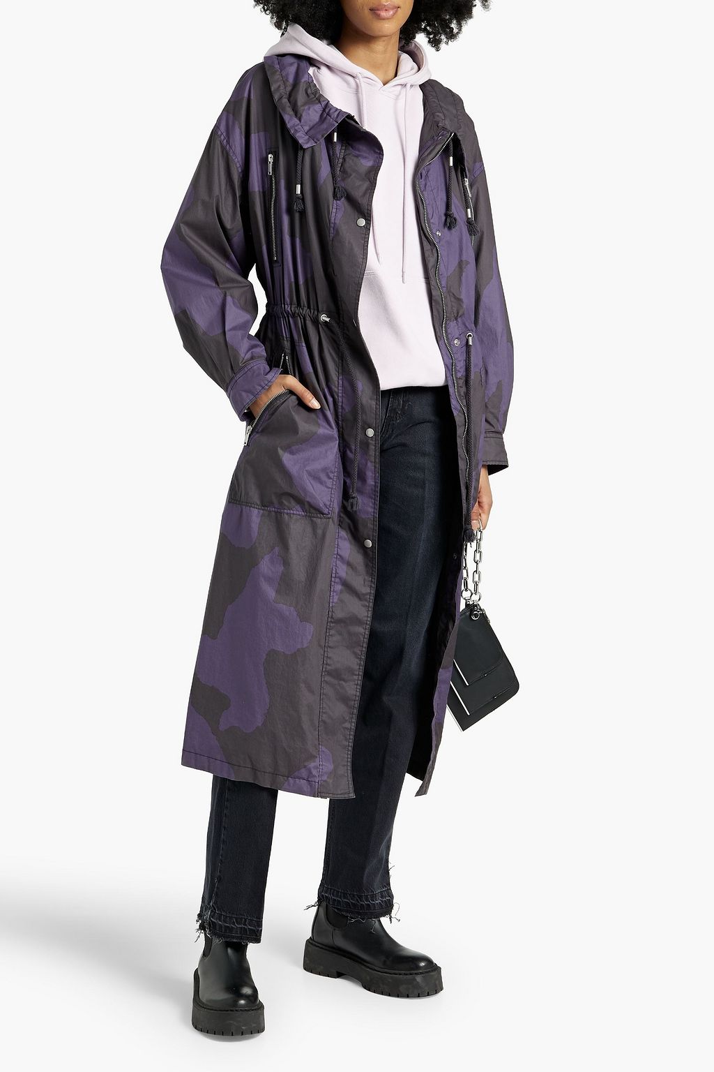 MARANT ÉTOILE Bertheley camouflage-print cotton hooded parka