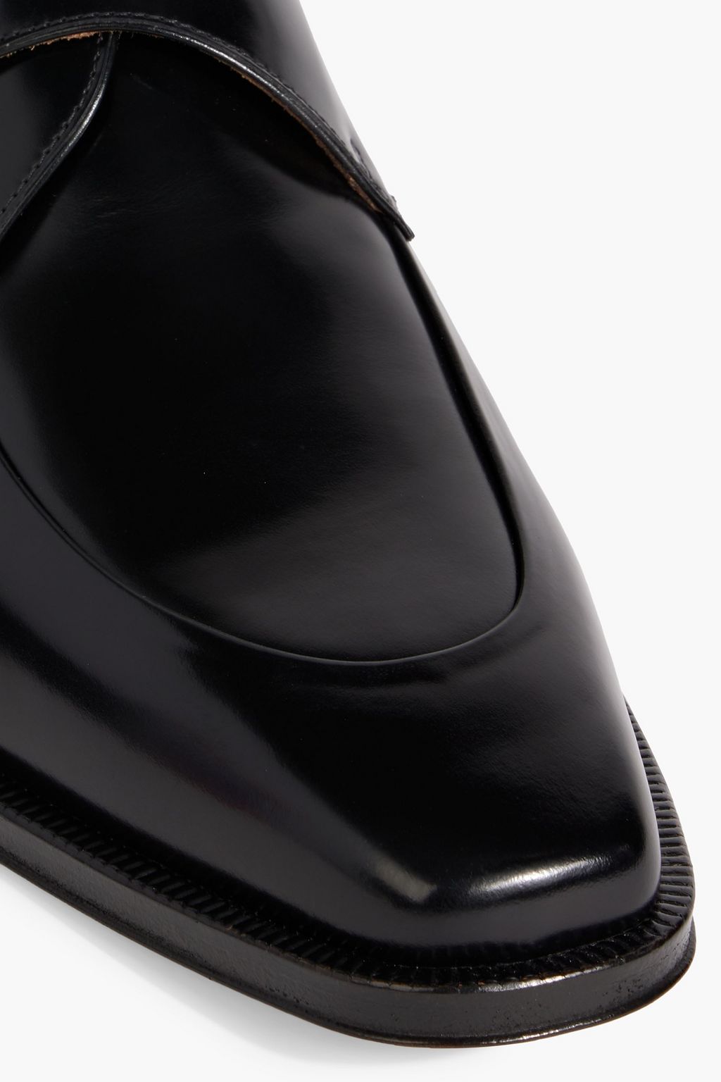 MAISON MARGIELA Glossed-leather loafers
