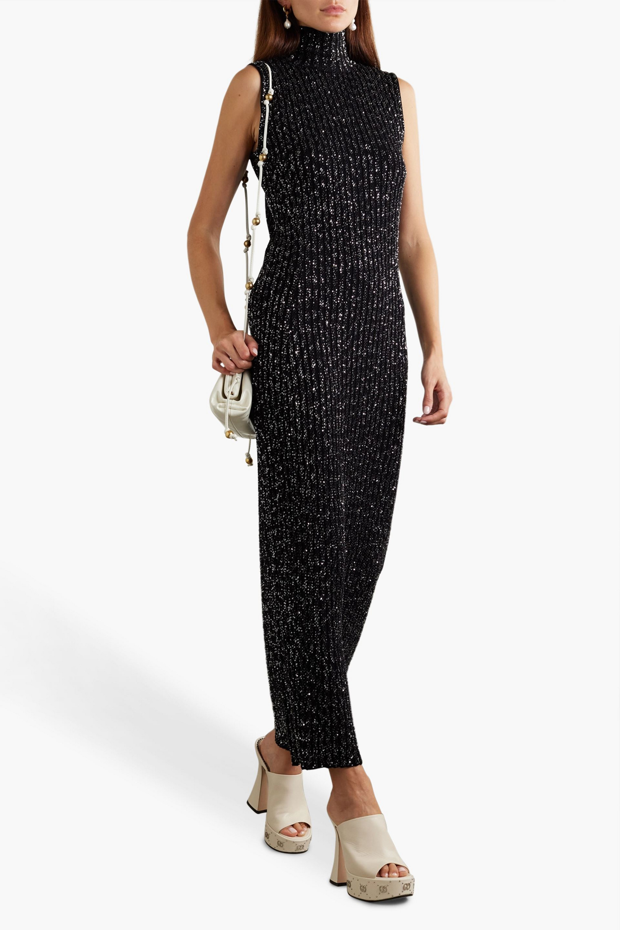 Missoni Sequined crochet-knit maxi dress