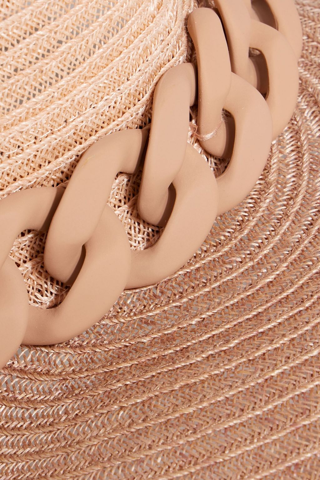 EUGENIA KIM Ricky chain-embellished hemp-blend visor