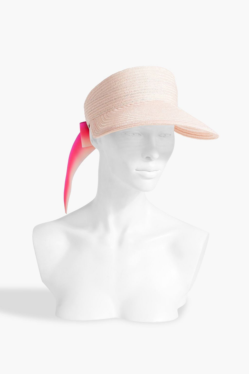 EUGENIA KIM Ricky grosgrain-trimmed hemp-blend visor