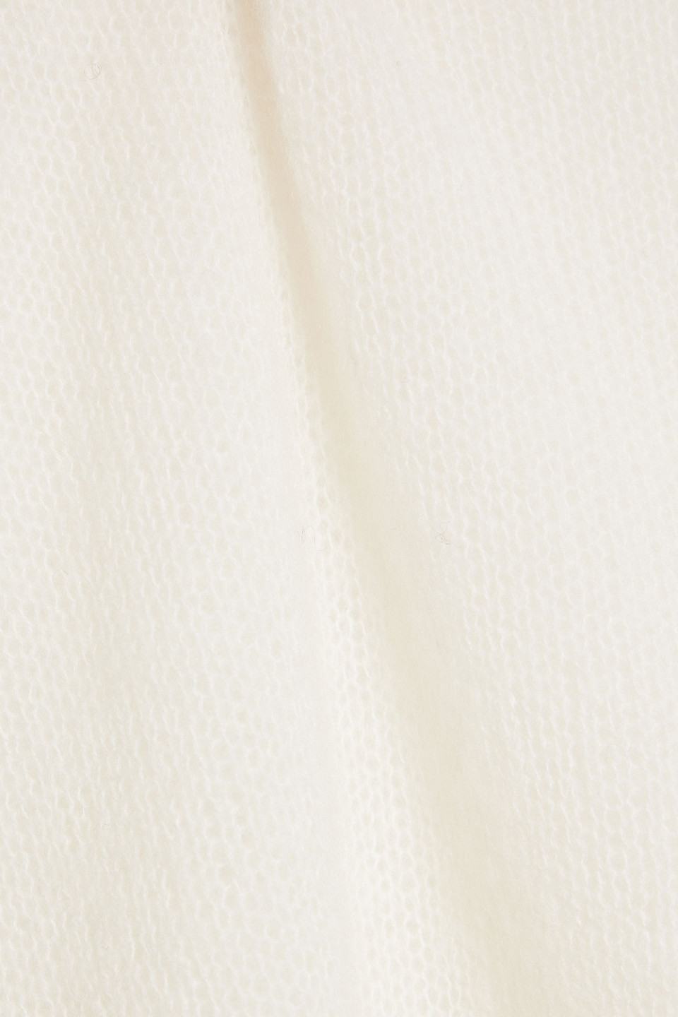 The Elder Statesman Cashmere And Cotton-blend Sweater In White