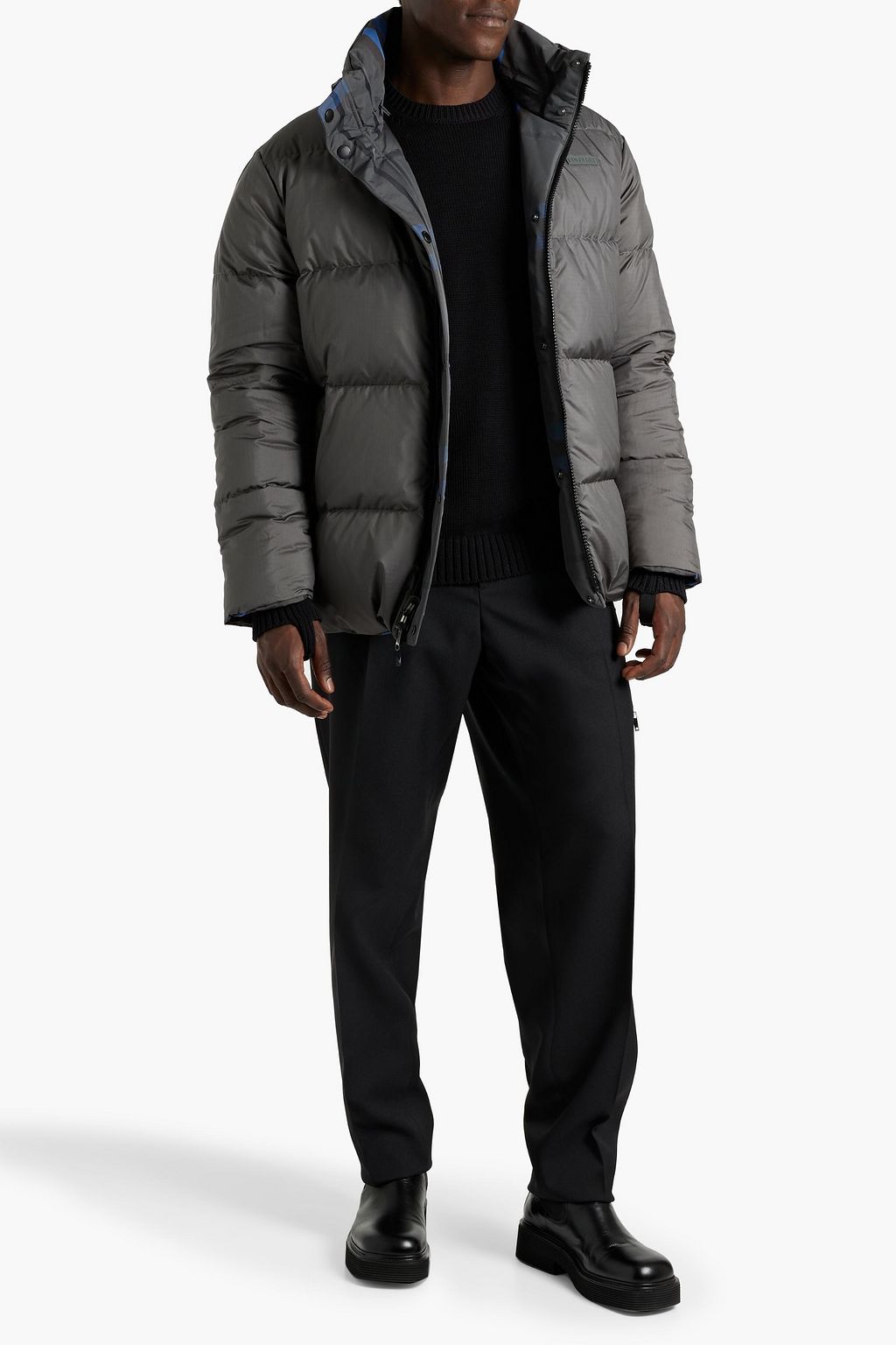 BURBERRY Reversible quilted shell down jacket