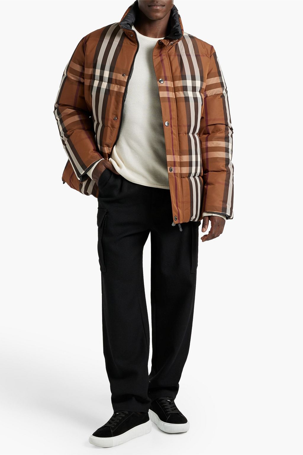 BURBERRY Reversible quilted shell down jacket