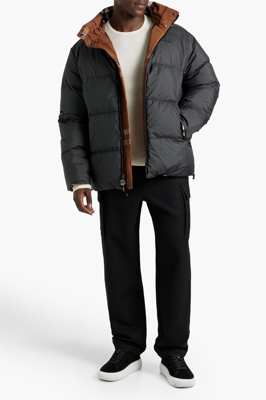 BURBERRY Reversible quilted shell down jacket