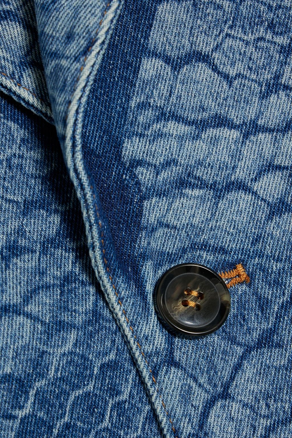 MM6 MAISON MARGIELA Snake-print denim blazer