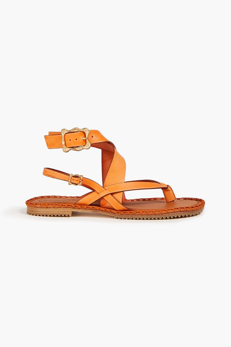 Zimmermann Alchemy leather heel sandals
