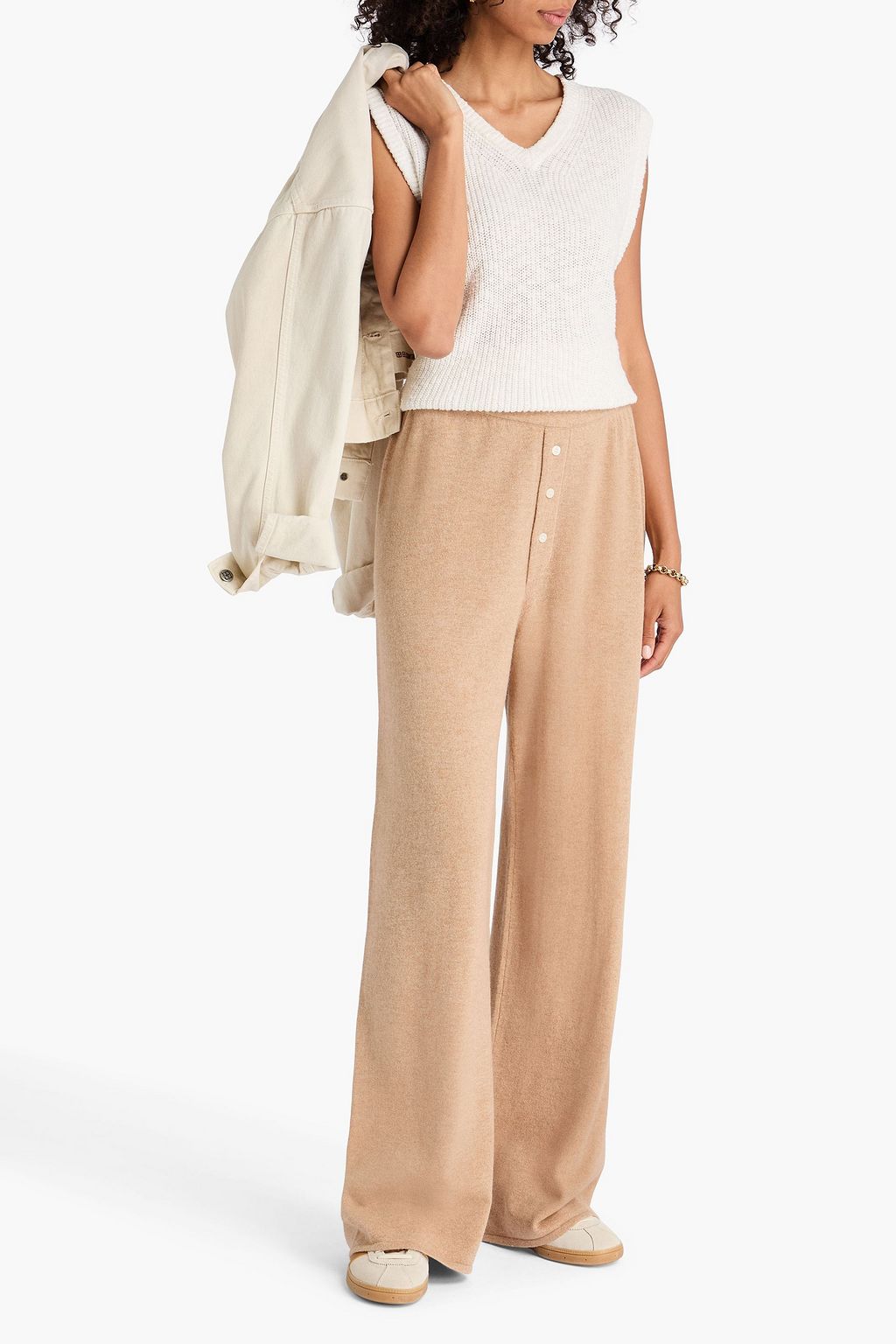GUEST IN RESIDENCE Cashmere wide-leg pants