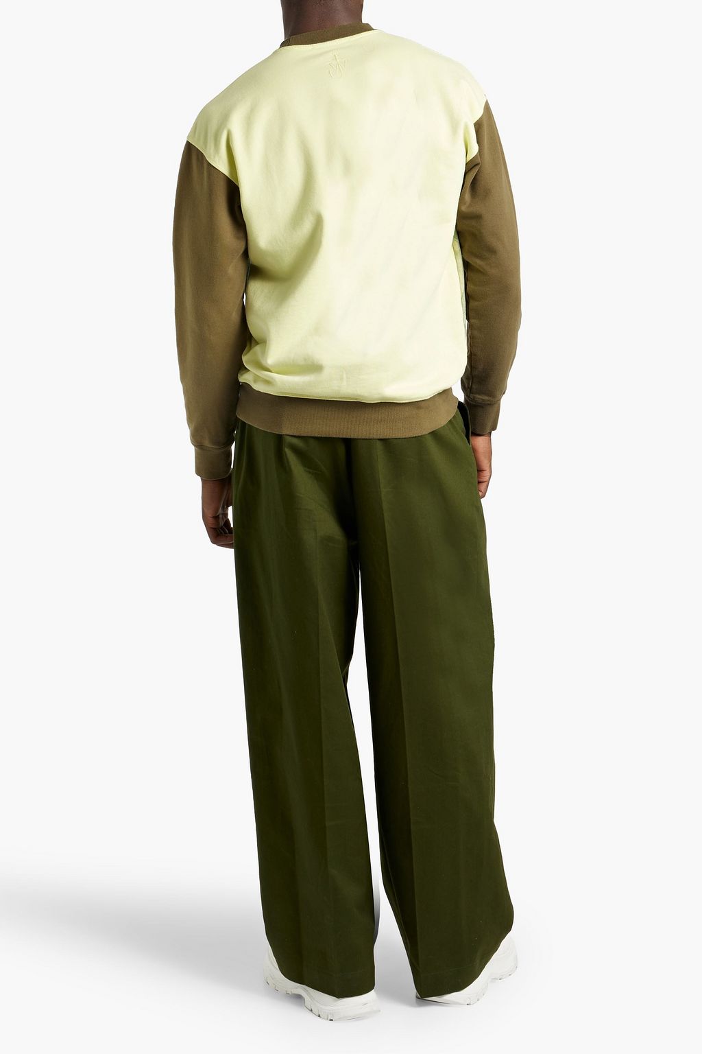 JW ANDERSON Printed French cotton-terry sweatshirt